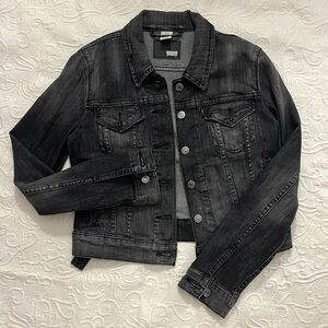 Levi’s Denim Trucker Jacket Acid Washed Black